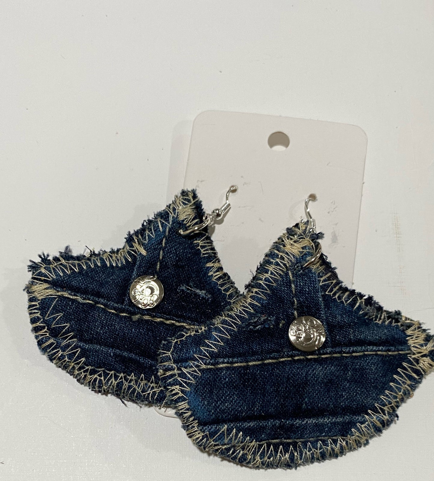 Medium Denim Gingko Leaf